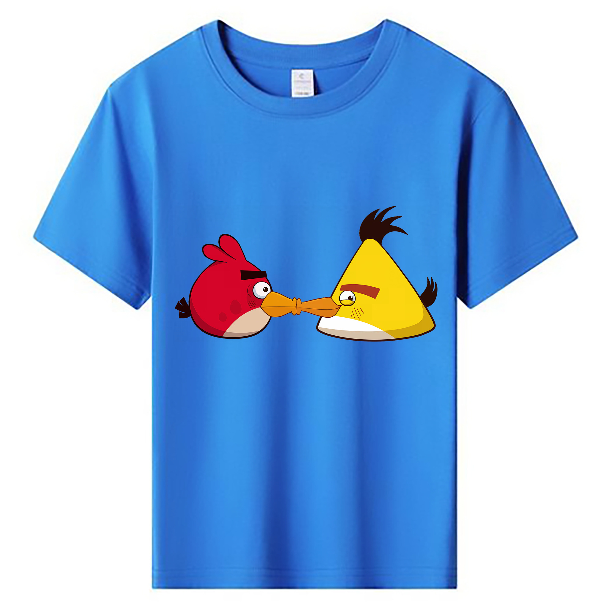 （画像用） Angry Birds アングリーバード 綿100％キッズTシャツ（フロントプリント）
